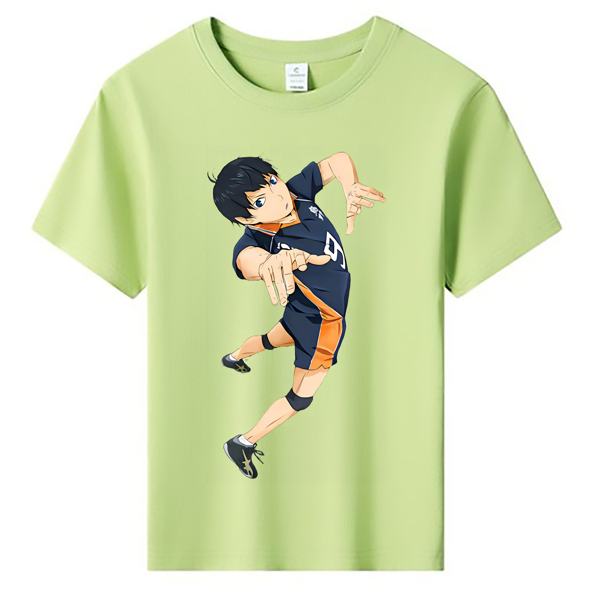 （画像用） ハイキュー!! Haikyu!! 綿100％キッズTシャツ（フロントプリント）